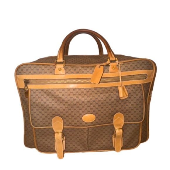 Vintage Gucci Monogram Duffle w/coa - Picture 1 of 11